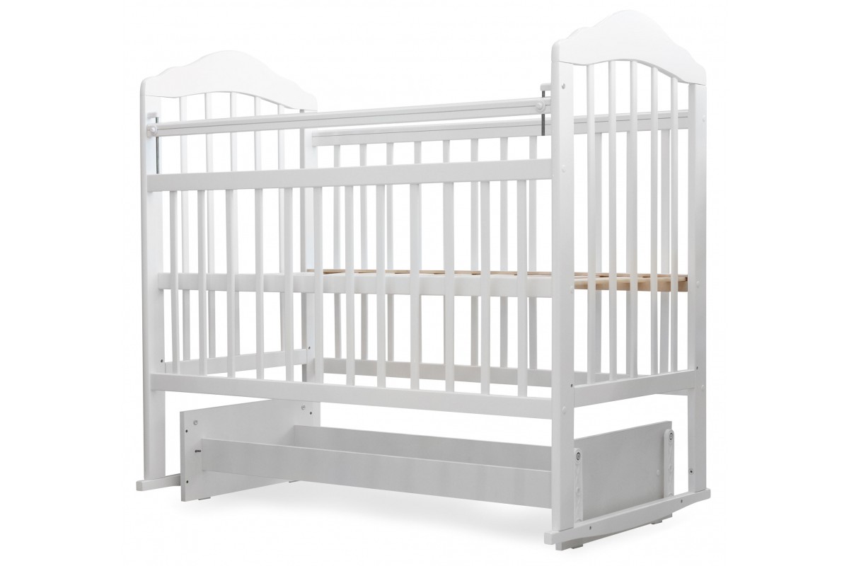 детская кровать белого цвета